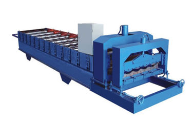 China blauw Verglaasd de Tegelbroodje die van 380V 60HZ Machine vormen die 828mm Golfvormtegel maken leverancier