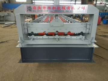 China het Type van het Staaltegel van 4kw 380V PPGI bedekte de Kleurrijke Steen de Tegelbroodje met een laag van het Metaaldak Vormt Machine leverancier