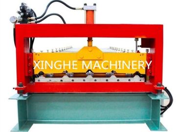China PLC Automatisch Dubbel de Laagbroodje die van het Zinkdakwerk Machine/Dakcomité vormen die Machine vormen leverancier